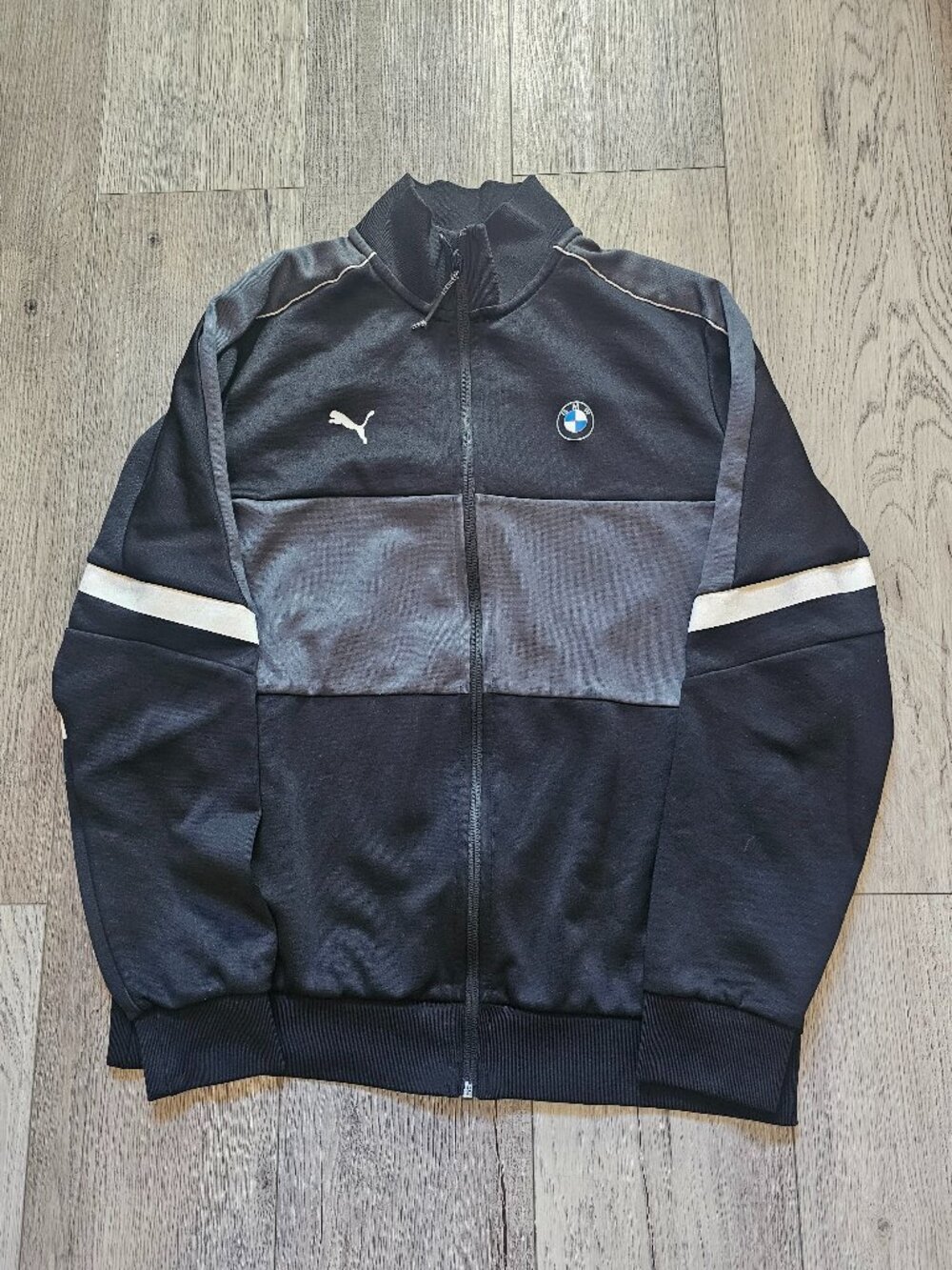 Puma X BMW M Motor Sport Full Zip Track Jacket Size Large